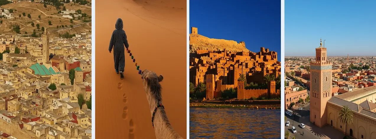 4 Days, 3 Days desert tour from Fes to Marrakech