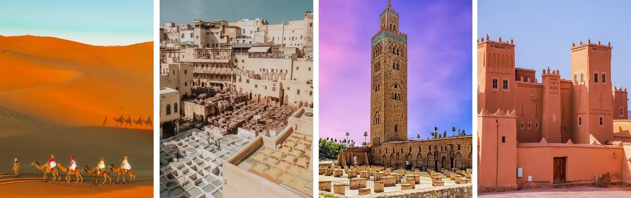 4 Days Fes to Marrakech Desert Tour